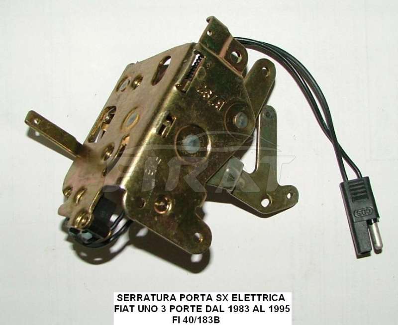 SERRATURA PORTA FIAT UNO 3 PORTE ANT.SX ELETTRICA